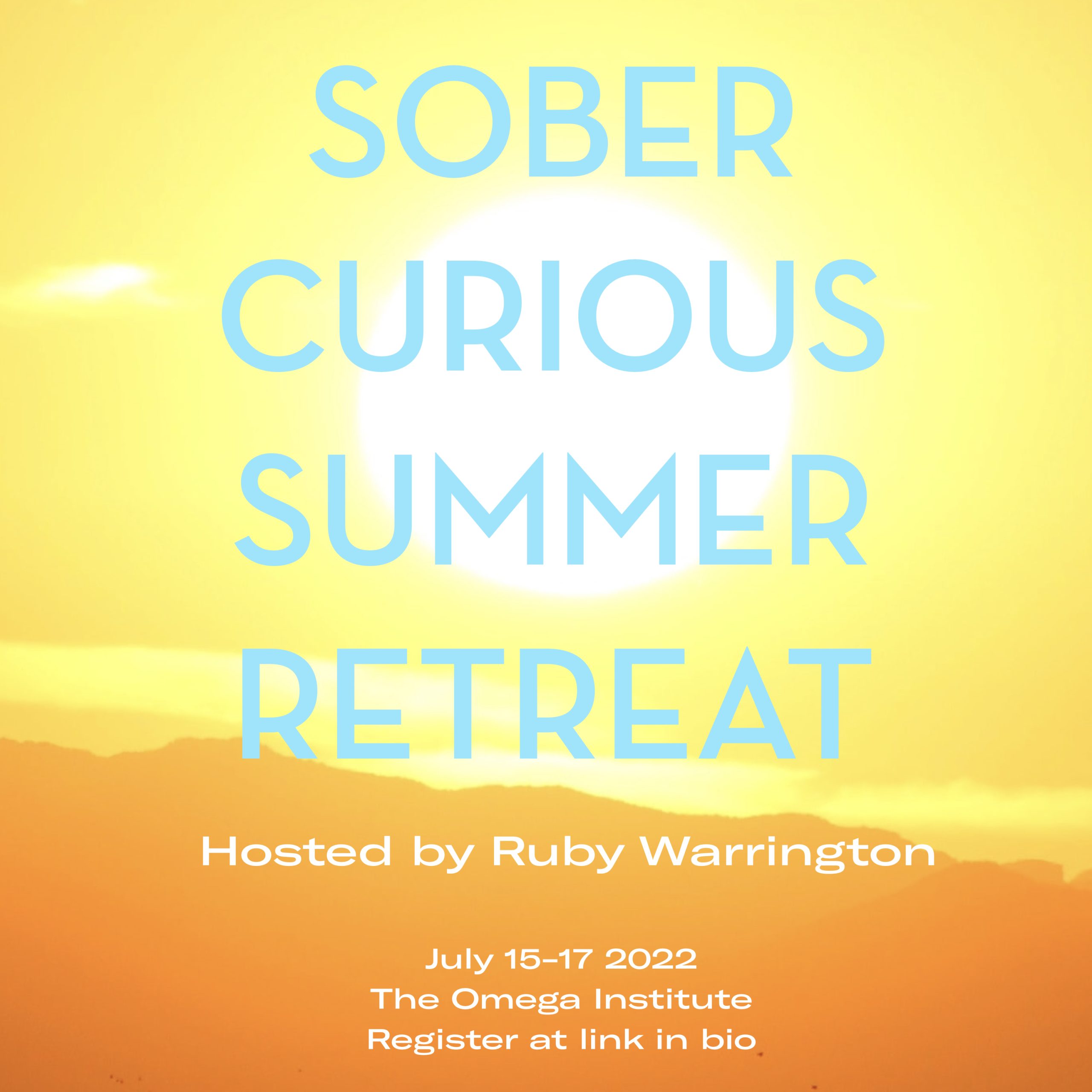 sober curious retreat 2022 ruby warrington